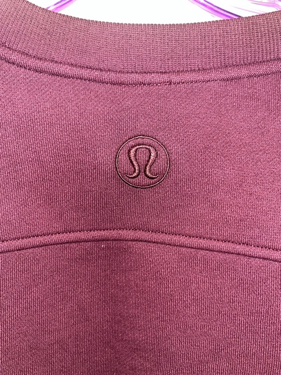 🍋 NWT Lululemon Scuba Oversized Pullover in Garnet - Sz M/L - Picture 6 of 11